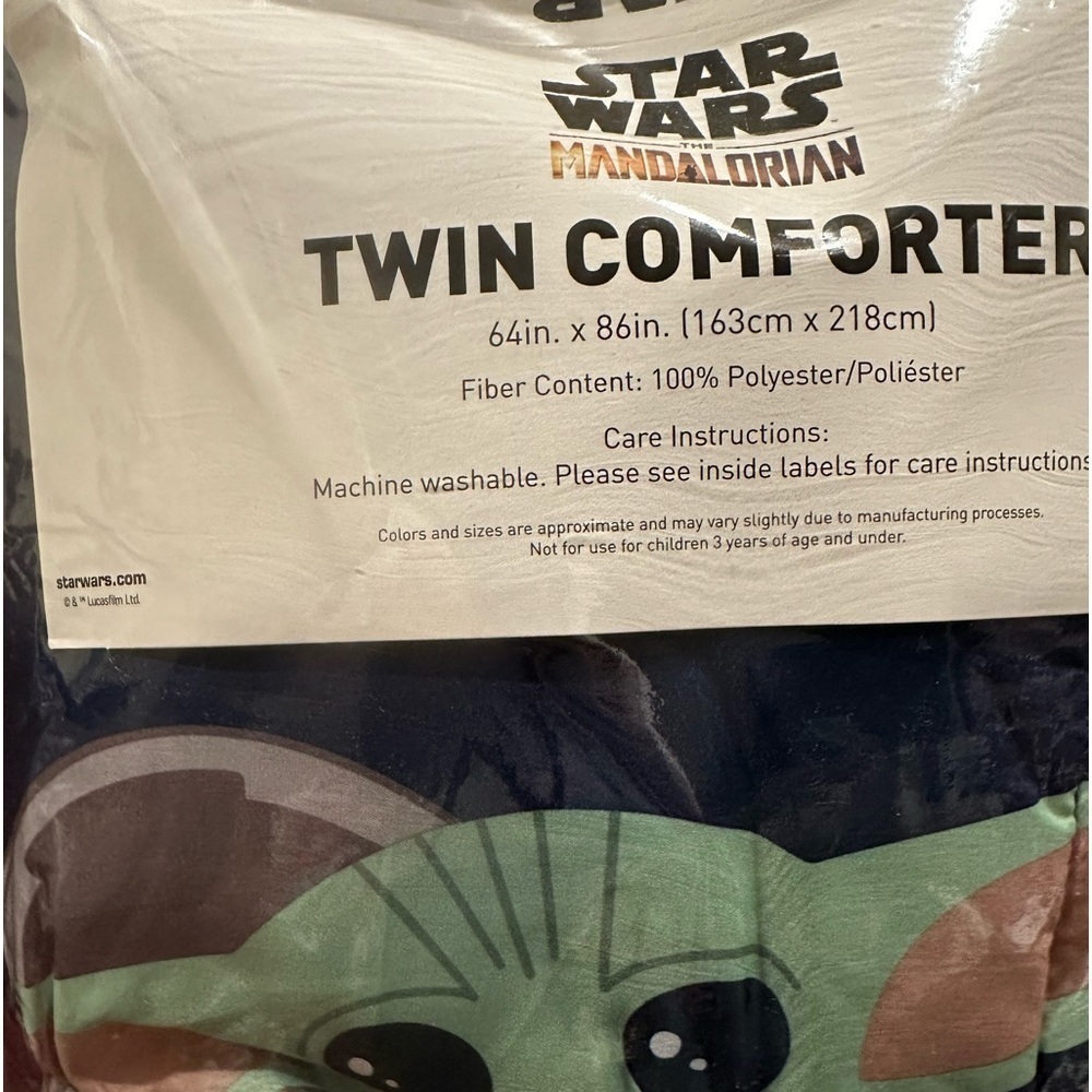 Star Wars the Mandalorian Twin Comforter - Picture 6 of 8